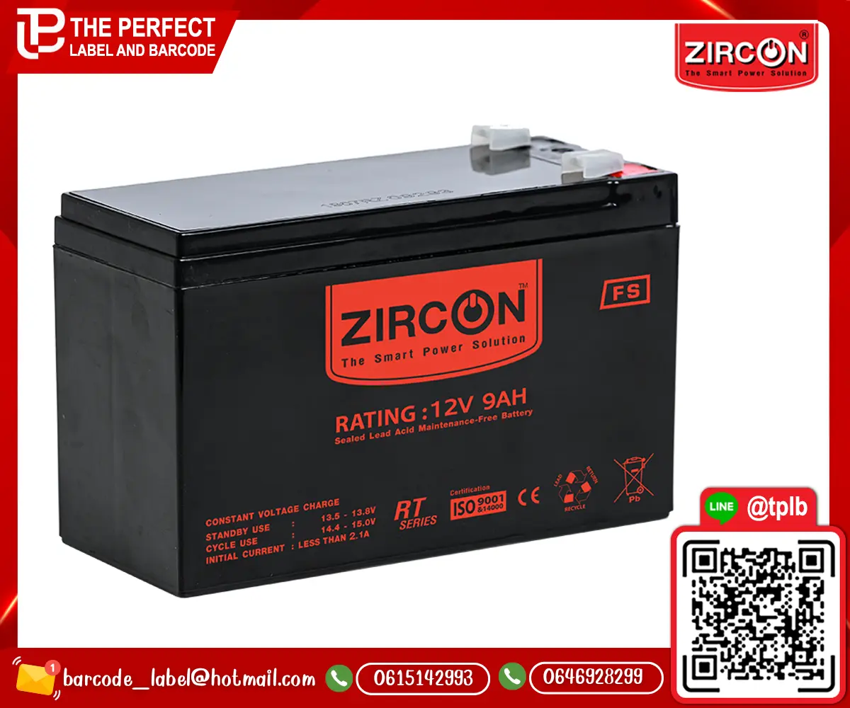 ZIRCON_Battery_12V/9.0AH
