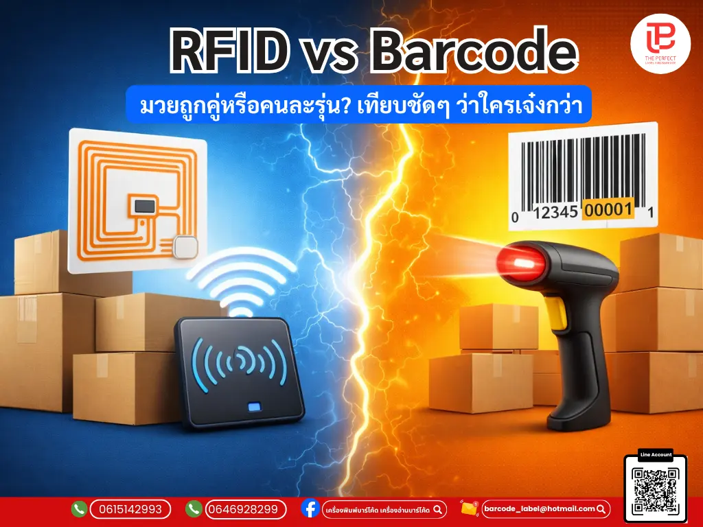 RFID vs Barcode เทียบชัดๆ ว่าใครเจ๋งกว่า